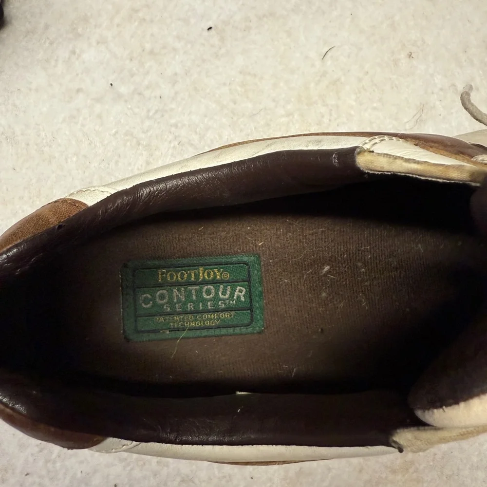 FootJoy Contour Series‎ Leather Soft Cleats Men's Golf Shoes Size 8.5 54163